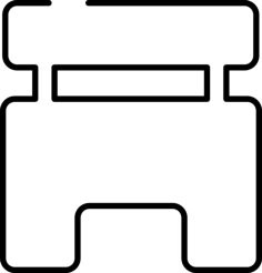 Building Outline Sticker Svg Vector, Free Vectors File